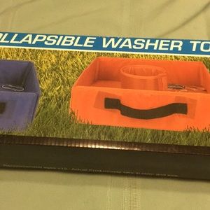Collapsible washer Toss indoor/outdoor Game NEW incld Washers Parties Yards Camp